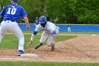 Baseball vs CGA  Wheaton College Baseball vs Coast Guard Academy during game two of the NEWMAC semi-finals playoffs. - (Photo by Keith Nordstrom) : Wheaton, baseball, NEWMAC